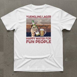 Yuengling Lager Vintage T-Shirt – Happy Water for Fun People Graphic Tee